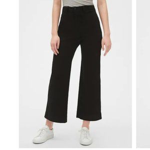 Gap High Rise Wide Leg Cropped Pants